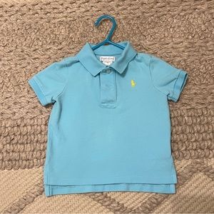 Ralph Lauren blue polo shirt